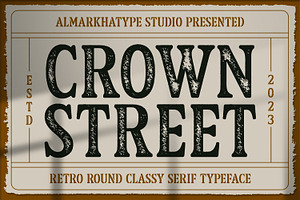 Crown Street – Military Stencil