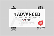 4 Advanced Logo Templates Bundle 1, a Branding & Logo Template by MAOV (Thumbnail 4 of 9)