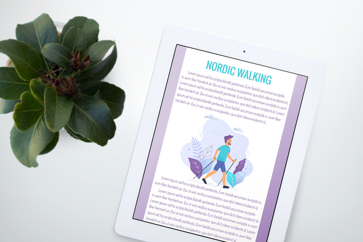 Stay active, be healthy!, a Healthcare Illustration by SvetaDraws (Photo 4 of 5)