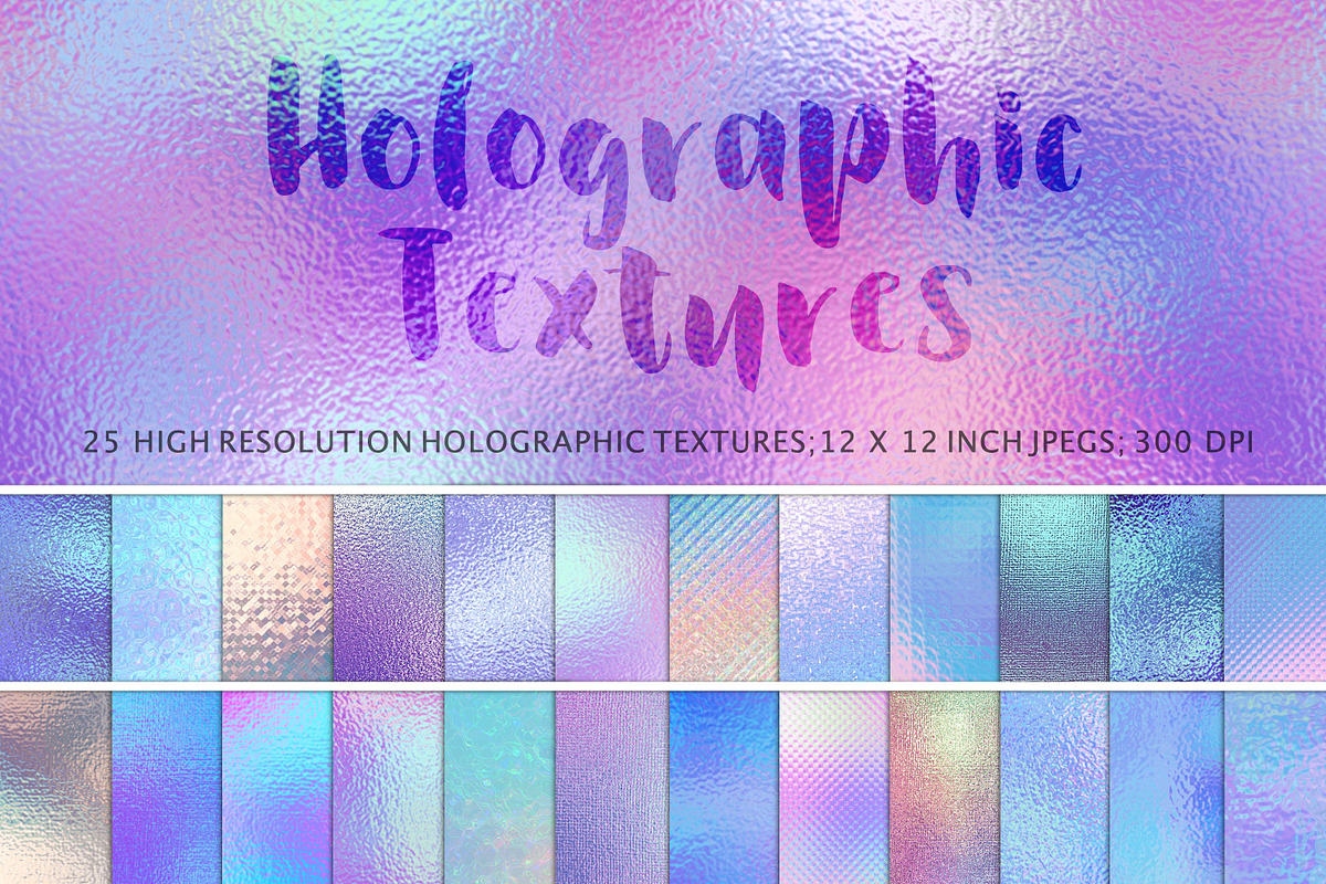 Holographic Textures, a Texture Graphic by Paper Farms (Photo 1 of 3)