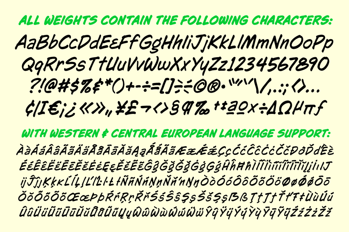 Omniscient - comic book narrator, a Handwritten Font by Comicraft Fonts (Photo 5 of 5)