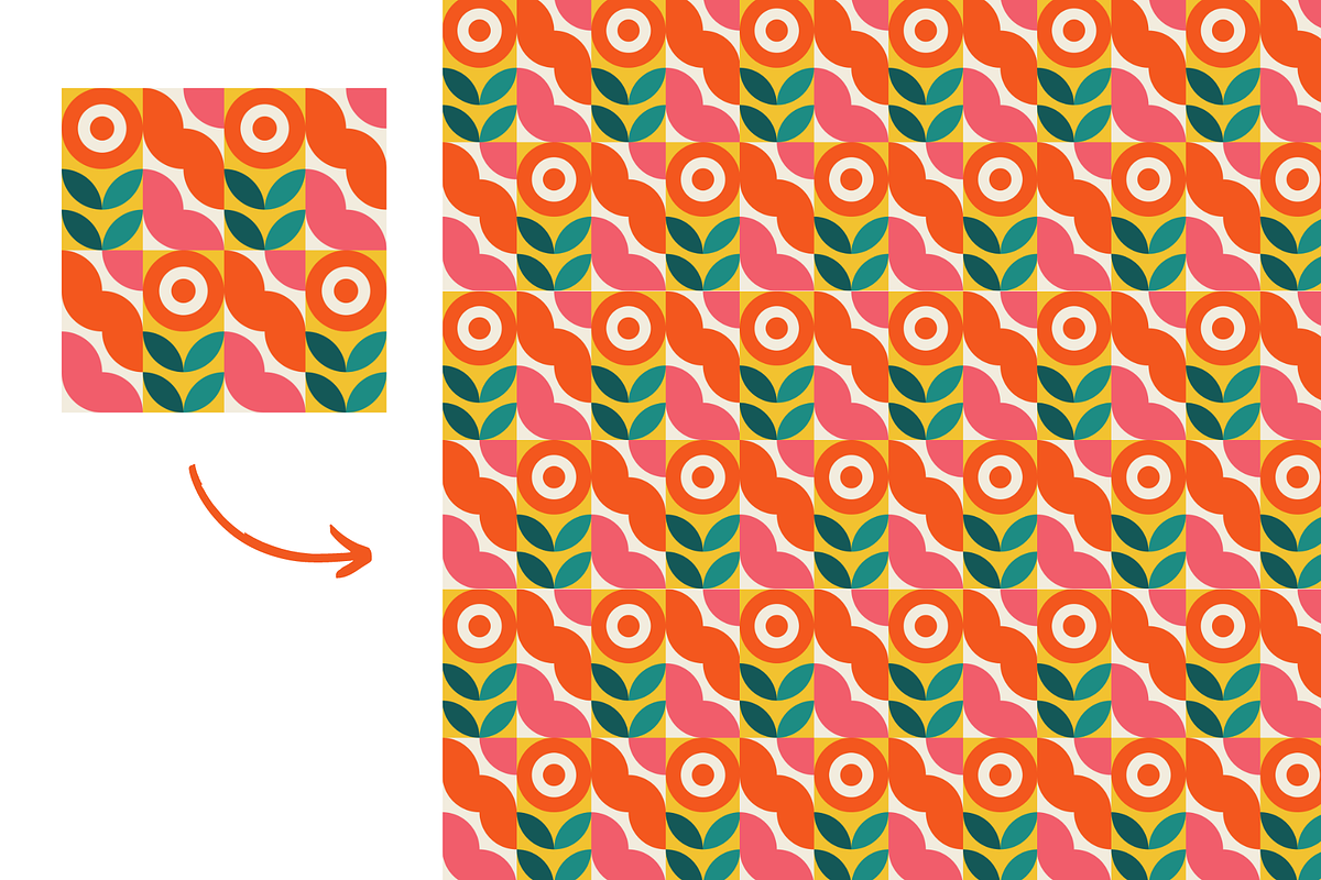 Geometric Floral Seamless Pattern, a Pattern Graphic by ItsReksita Pattern (Photo 7 of 10)