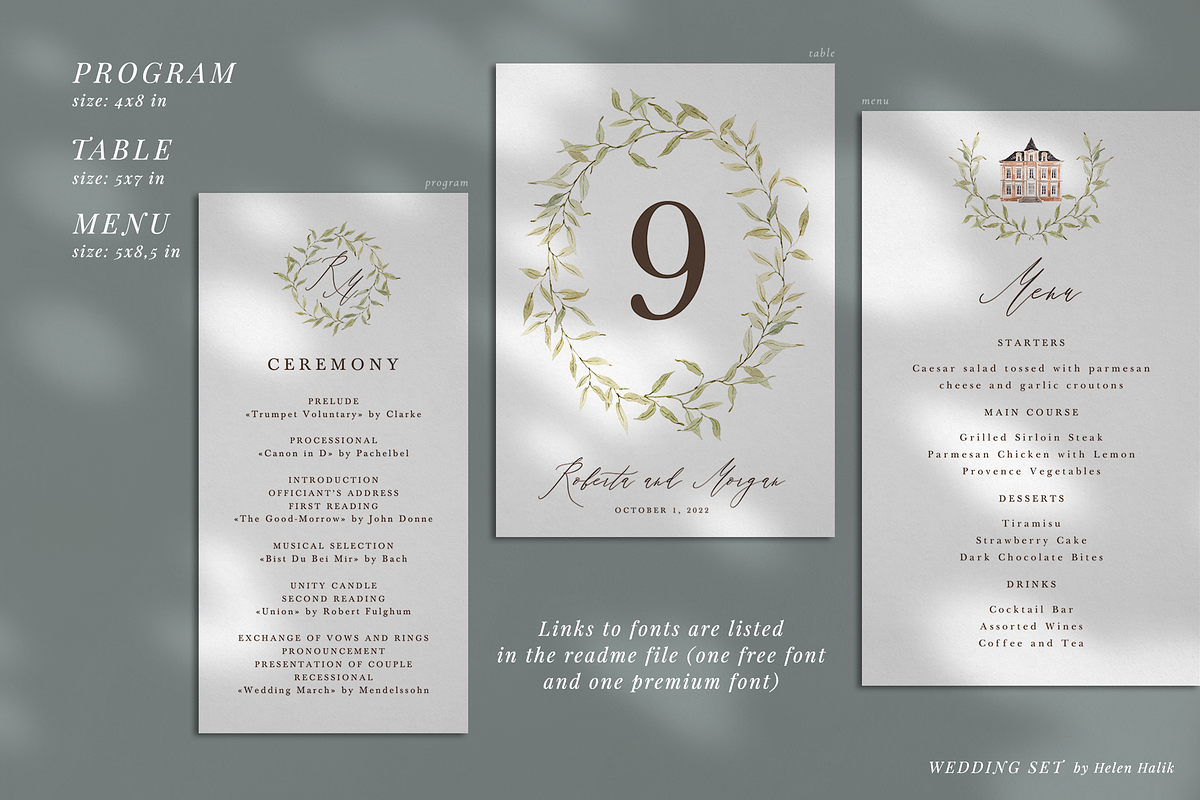 In the shadow of cypresses, an Invitation Template by Helen Halik art (Photo 4 of 5)
