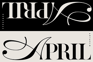ZP APRIL - Luxury Hybrid Font