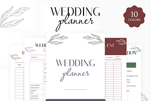 Printable Wedding Planner