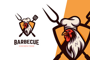 Roasted Chicken Steak Logo, a Branding & Logo Template by Agung_cs