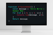Artavion Mono - Monospace Typeface, a Sans Serif Font by Valentino Vergan (Thumbnail 12 of 14)