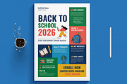 Back to School Flyer, a Flyer Template by MightyDesign (Thumbnail 1 of 8)