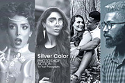 Silver Color Photoshop Action, an Action Add-On by MRI STUDIO (Thumbnail 1 of 10)