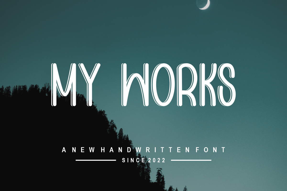 GussblomShadow, a Font by puji_hartono (Photo 2 of 5)