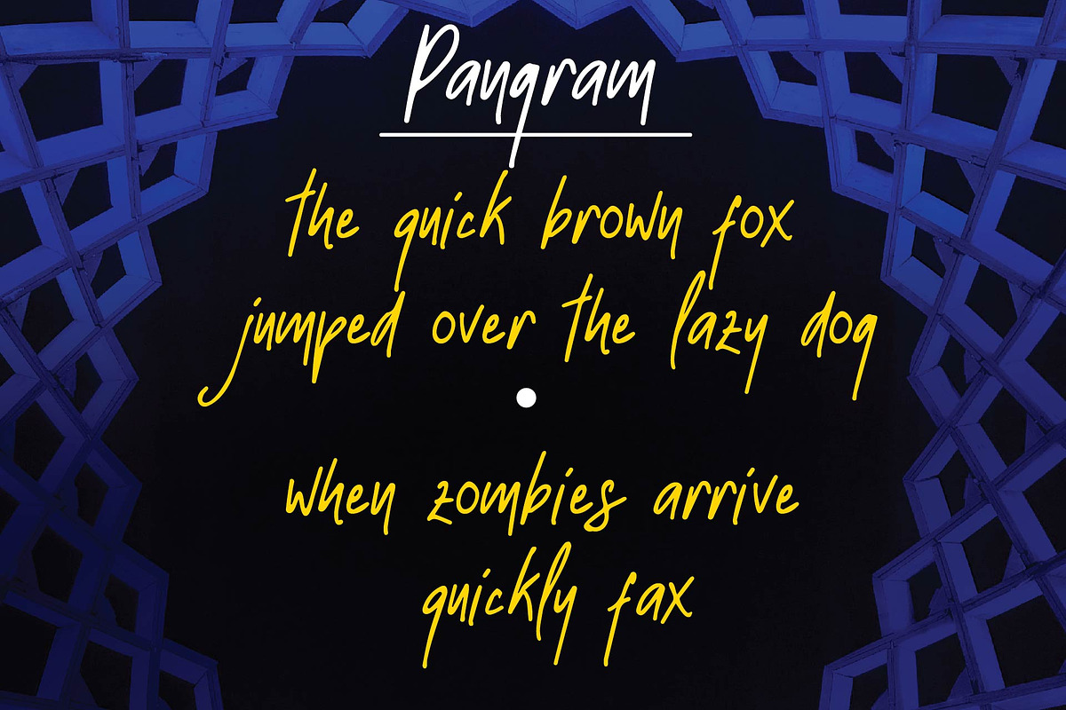 Strawline Typeface preview 2