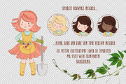 SPRING GARDEN Vector Illustration, a Decorative Illustration by FARAWAYKINGDOM (Thumbnail 8 of 10)