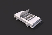 Low Poly Cabriolet, a Cars & Vehicle 3D Model by CreativeeArt (Thumbnail 8 of 8)