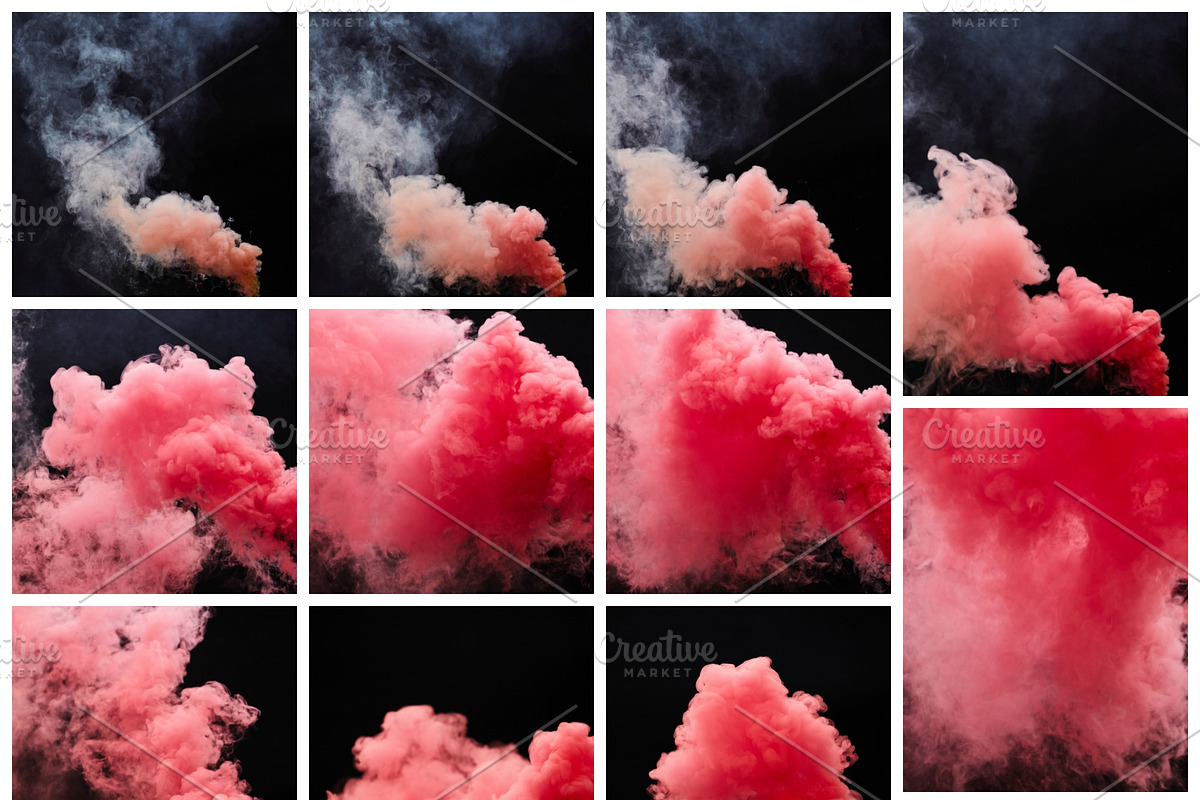 Pink smoke overlays, an Object Graphic by ArtuscoDesign (Photo 3 of 3)