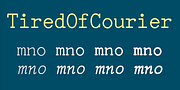 TiredOfCourier, a Font by Ingrimayne Type (Thumbnail 3 of 11)
