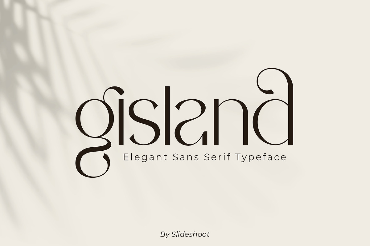 Gisland - Elegant Sans Serif Font, a Sans Serif Font by Idea Studio (Photo 1 of 13)