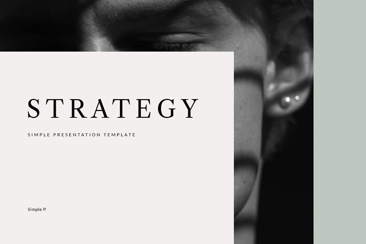 Strategy Presentation Template, a Presentation Template by Simple P. (Photo 2 of 12)