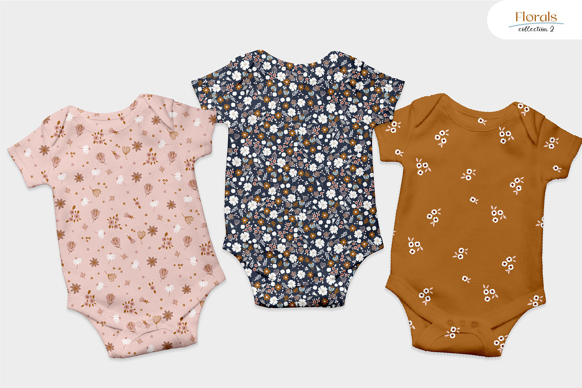 Meadow Florals - Seamless Patterns, a Pattern Graphic by Milky April (Photo 4 of 7)