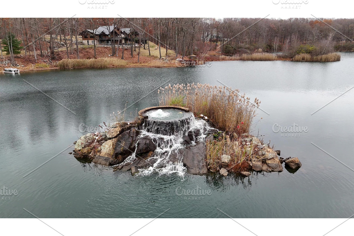 Aerial View of Rock Island Lake Club, a Graphic by wedoper (Photo 1 of 2)