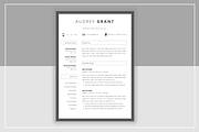 Resume Template & Cover Letter, a Resume Template by ResumeStudio (Thumbnail 1 of 4)