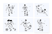 Flat Soccer Illustrations, a Sport Illustration by Vectors Market (Thumbnail 9 of 11)