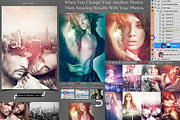 9 Style Double Exposure Template, a Texture Graphic by MithunLekson (Thumbnail 5 of 5)