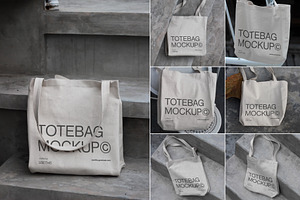 Outdoor Tote Bag Mockup Collection