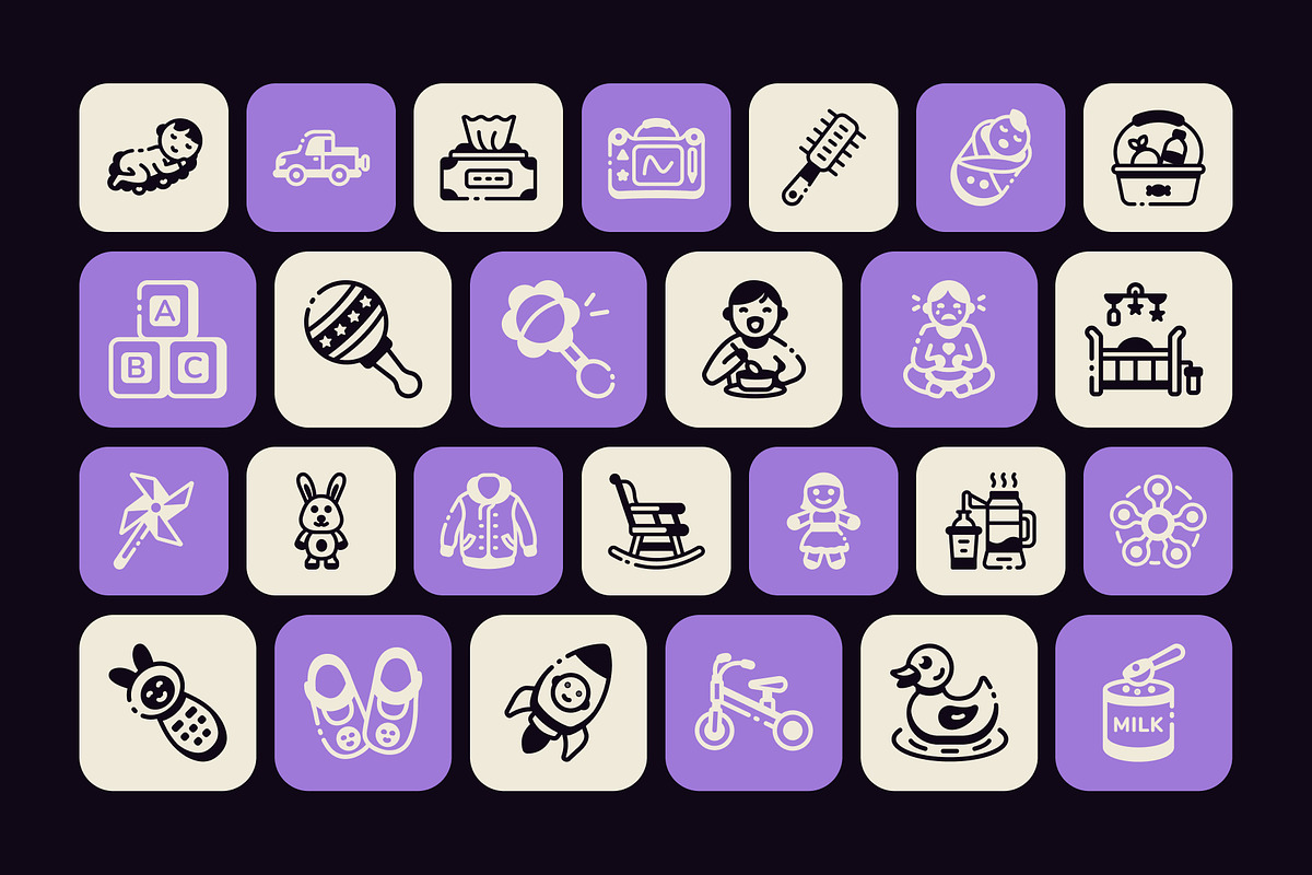Baby Symbol Icon, a Solid Icon by Vectors Market (Photo 6 of 7)