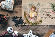 Vintage Christmas card creator, an Object Graphic by Beauty Drops (Thumbnail 13 of 13)