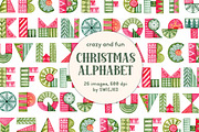 Crazy Christmas Alphabet, an Illustration by swiejko (Thumbnail 1 of 7)