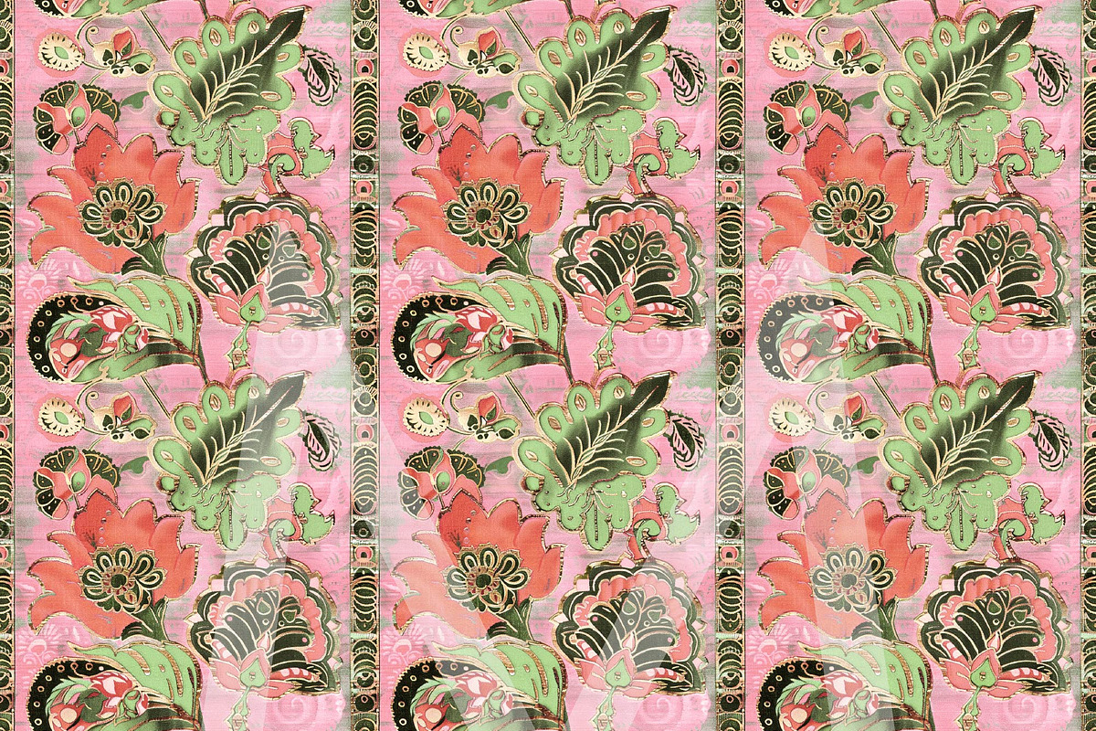 Floral Ephemera Boho Printable Paper, a Pattern Graphic by Maishop (Photo 3 of 8)