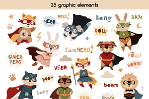 Animals Superheroes Collection