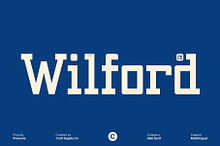 CS Wilford – Slab Serif Font
