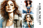 A Girl in The City, a Person Illustration by Digital Art Creations (Thumbnail 4 of 10)