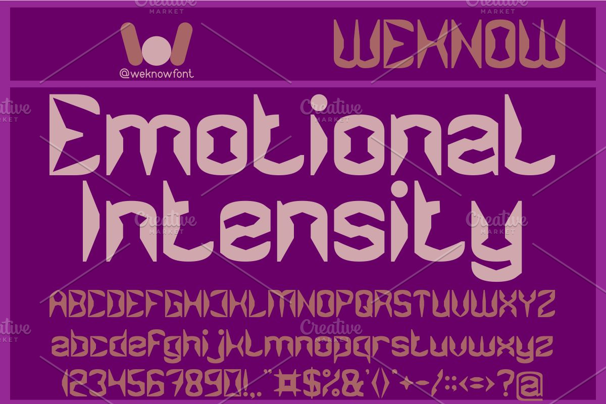 Rough and Raw font, a Font by weknow (Photo 3 of 8)