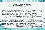 Funky Snow, a Blackletter Font by Yoga Letter (Thumbnail 6 of 7)