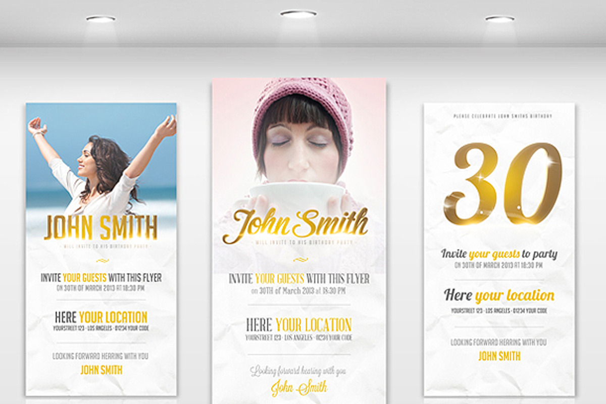 Invitations - Flyer Template, a Flyer Template by Foos (Photo 1 of 3)