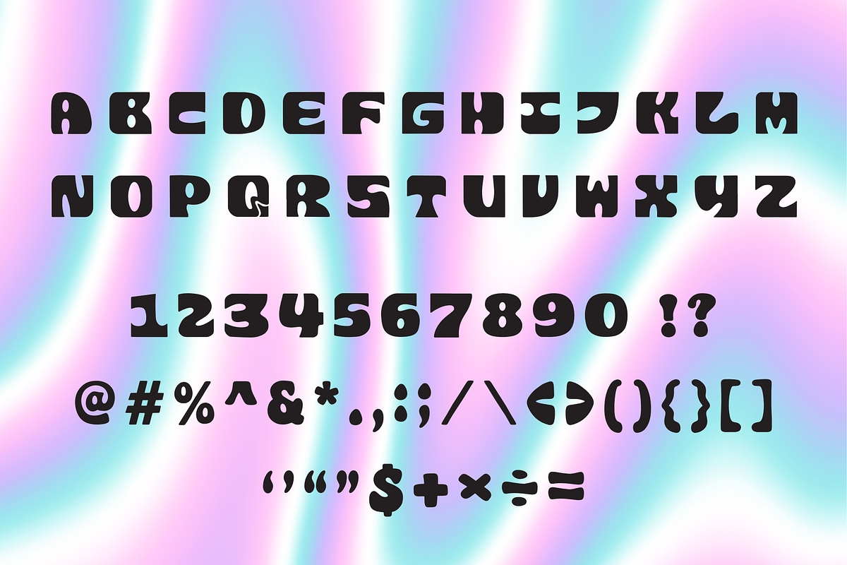 Y2K Nostalgia | Display Font, a Font by BAMBIN (Photo 8 of 8)
