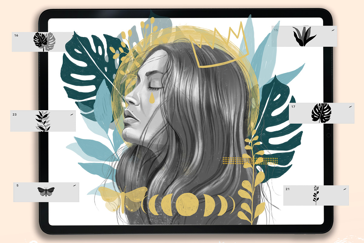 PROCREATE CREATIVE BRUSHBOX, a Brush Add-On by AlexandraArt (Photo 12 of 15)