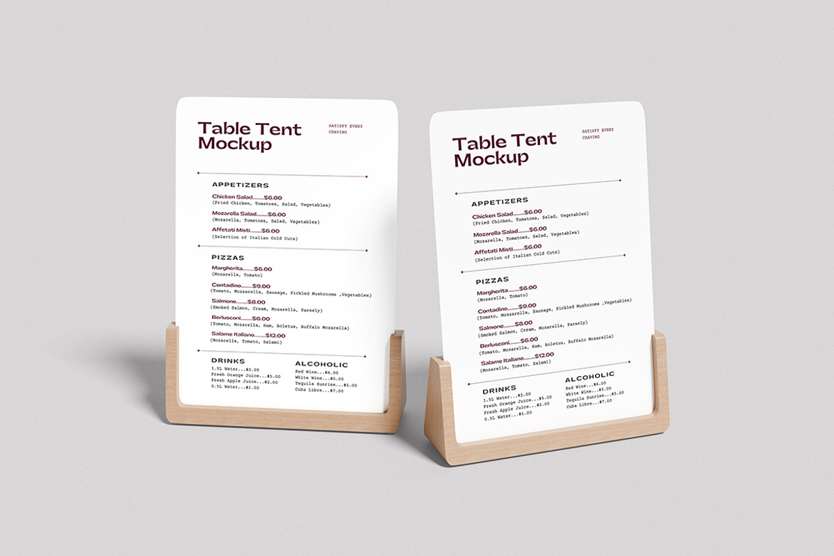 High Quality Table Tent Mockup, an Advertising Mockup by swsi-studio (Photo 4 of 5)