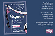 Burlesque Pin-Up and Poster Template, an Illustration by Wingsart Studio (Thumbnail 2 of 3)