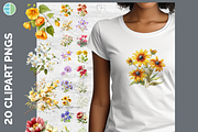 Wildflower Illustration Bundle PNG, a Decorative Illustration by Enliven Designs (Thumbnail 1 of 8)
