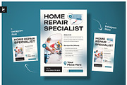 Modern Renovation Service Flyer, a Flyer Template by Neermana (Thumbnail 1 of 4)