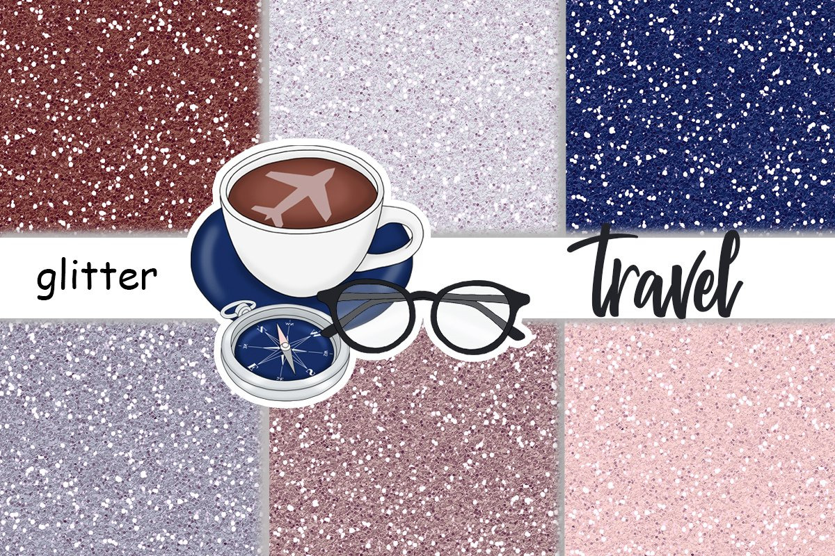 Travel Glitter, a Texture Graphic by GlamArtZhanna (Photo 2 of 3)