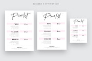 Photography Price List Template, a Stationery Template by Amit Debnath (Thumbnail 4 of 6)