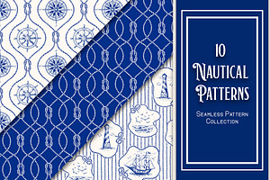 Vintage Nautical Pattern Bundle