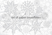 Paper Snowflakes, a Background Graphic by Anna Art (Thumbnail 1 of 2)
