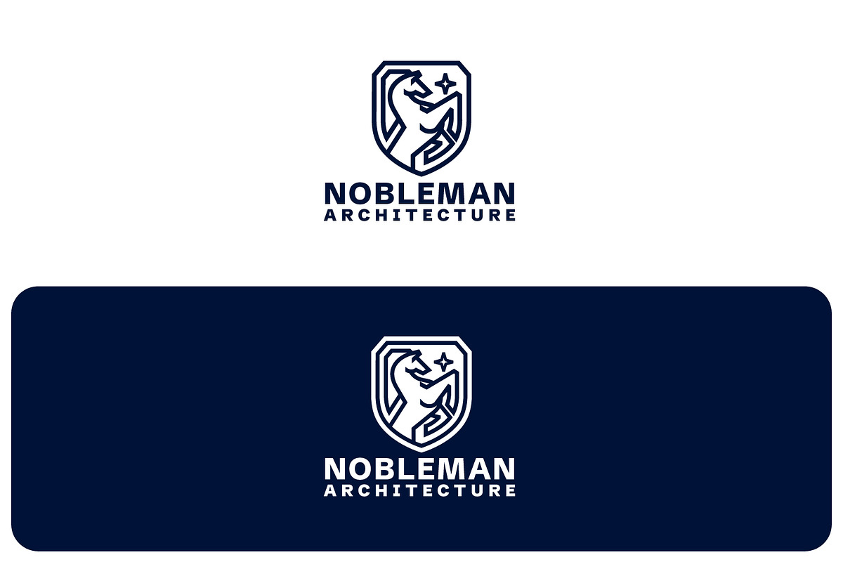 Modern Outline Horse in Shield Logo, a Branding & Logo Template by Suhandi (Photo 2 of 4)