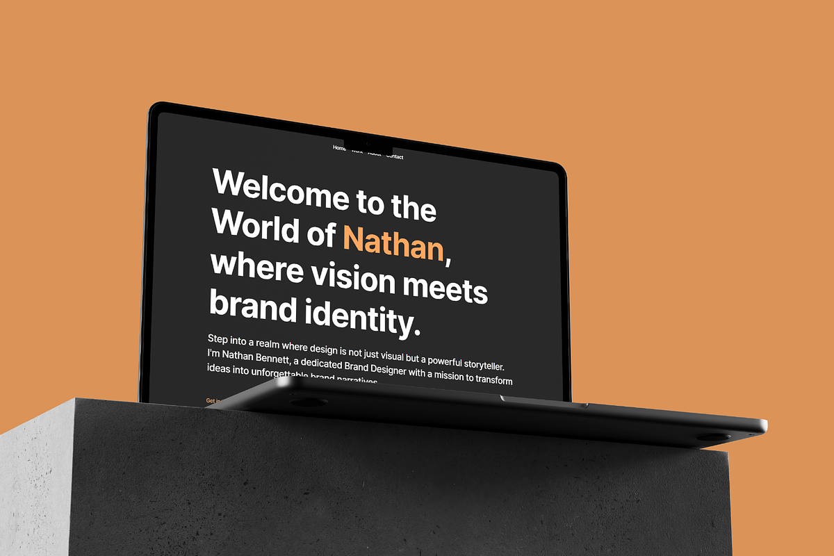 Nathan Bennett - Framer Template, a Websites & App Template by BiancaXavier (Photo 1 of 4)