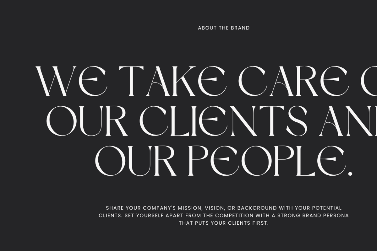 Canva Website Template - Tressande, a Landing Page Template by nofusshere (Photo 8 of 9)